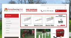 Desktop Screenshot of horsefencing.net